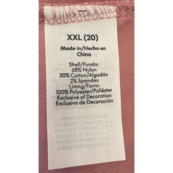 No Boundaries Women’s Pink Lace Milkmaid Short Sleeve Top Size XXL Coquette - Picture 6 of 6